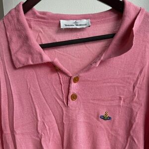 Vivienne Westwood Pink Men's Shirt, Virgin Wool, XL